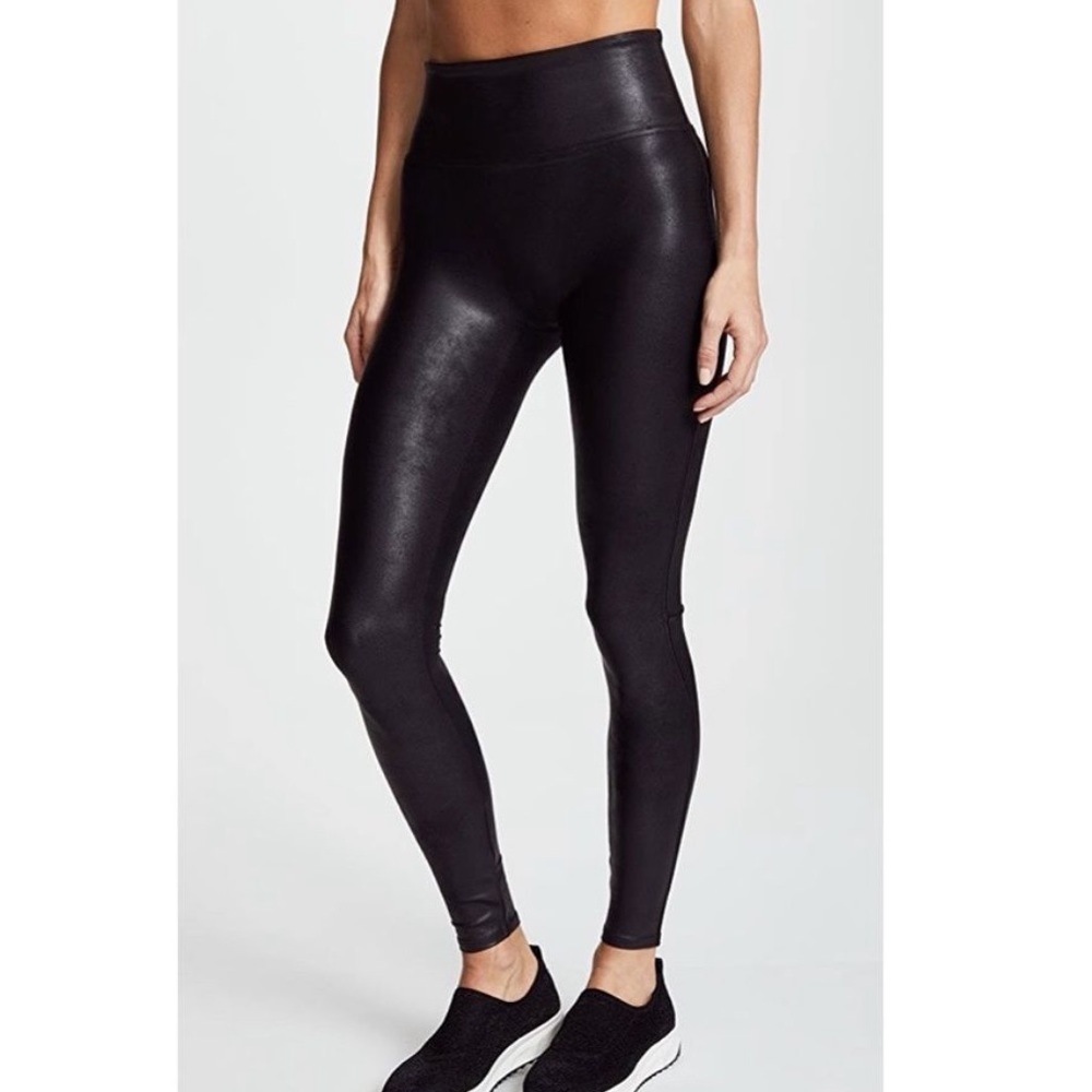 Spanx Faux Leather Leggings Small